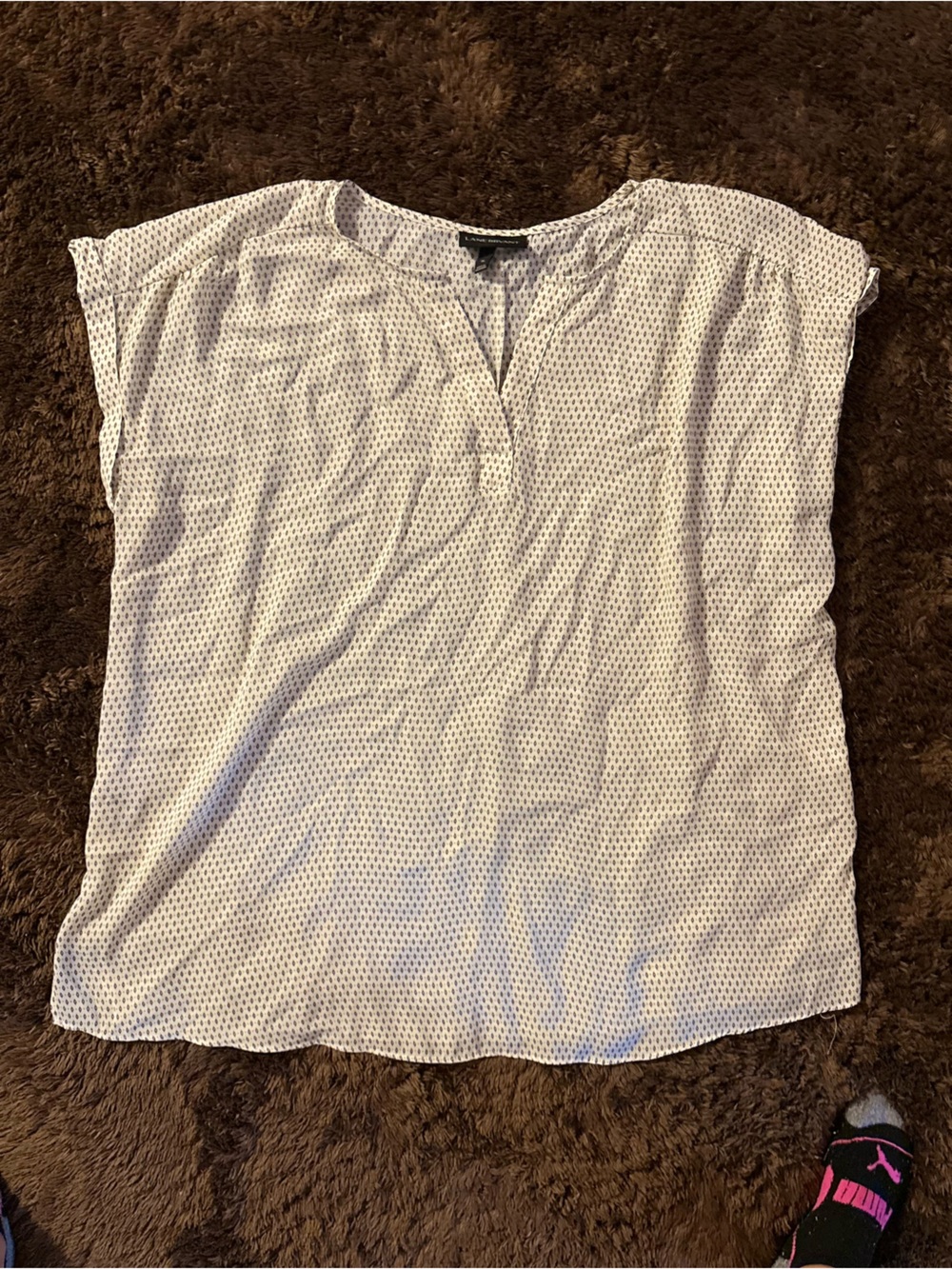 Lightweight Lane Bryant Polka Dot Blouse